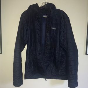 Mens Patagonia Nanopuff hooded jacket size M